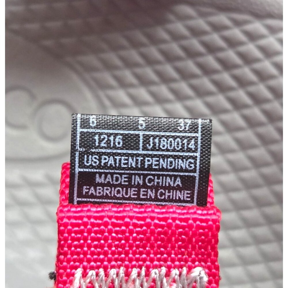 Chaco ZX/1 EcoTread Pink Strappy Hiking Outdoor Sandals Girl's Size 6 - Picture 7 of 11